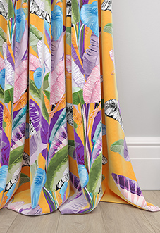 Palm Springs, Orange - Made To Measure Curtains